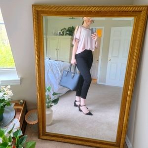 Pink "Cold Shoulder" Blouse